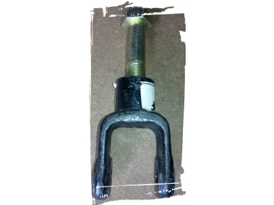 Кронштейн крепления амортизатора нижний 6х4 (вилка+болт) SH F3000 SHAANXI / Shacman (ШАНКСИ / Шакман) 81.43740.0171 фото 1 Оренбург